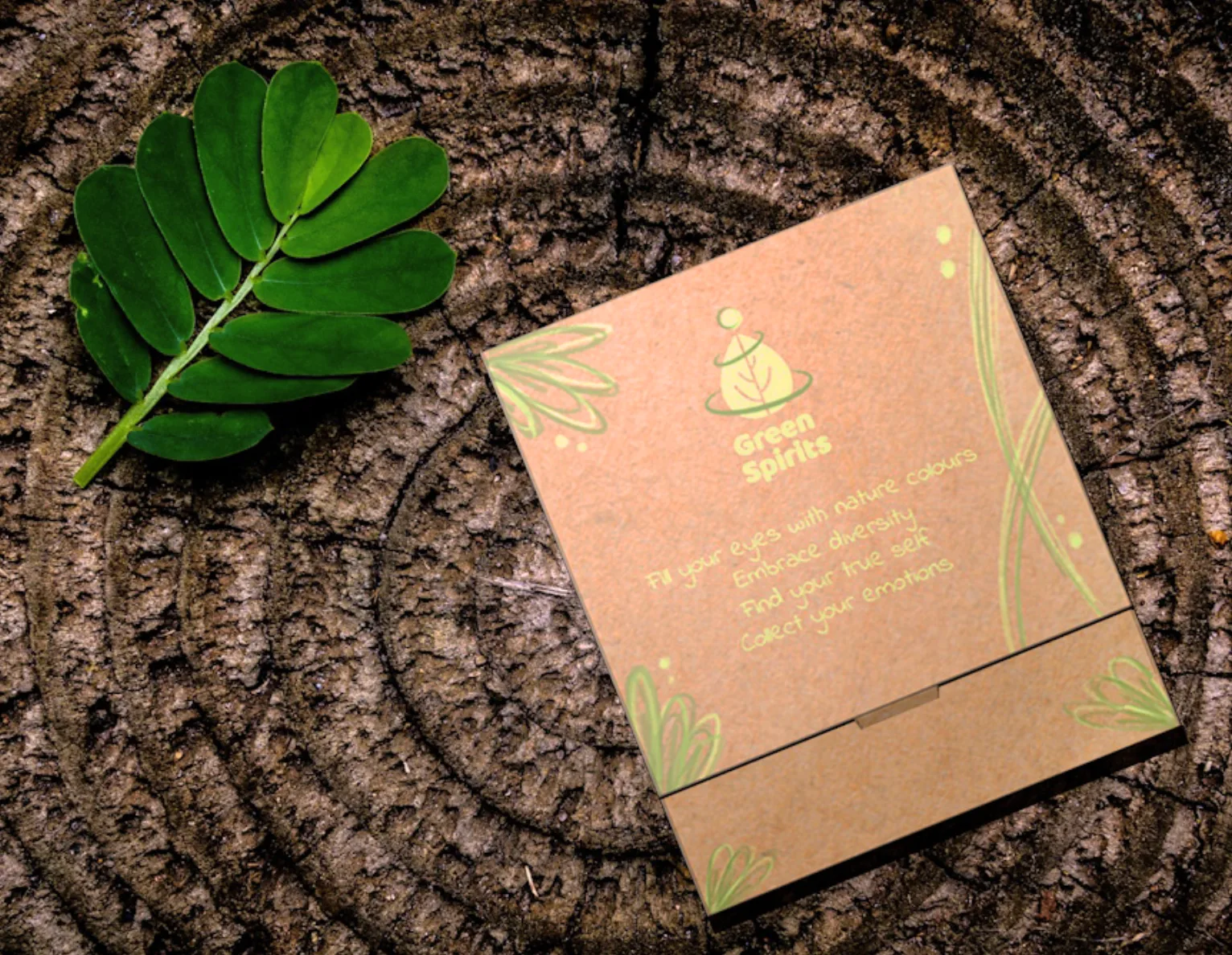 Green Spirits — kraft box packaging